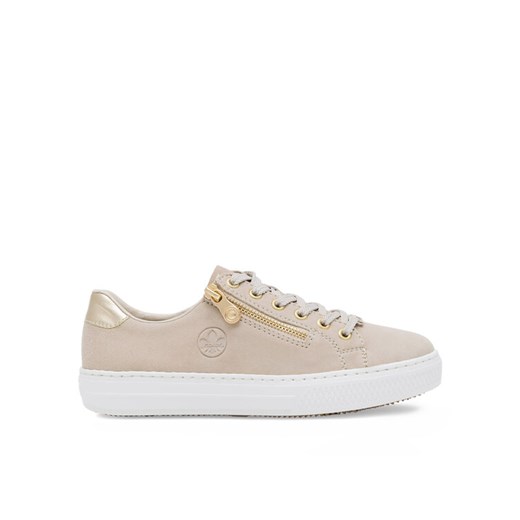 Sneakersy Rieker L59L1-60 Beżowy ze sklepu eobuwie.pl w kategorii Trampki damskie - zdjęcie 183916850