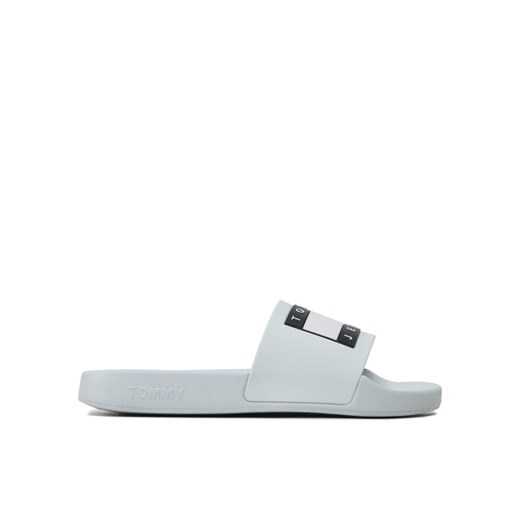 Klapki Tommy Jeans Flag Pool Slide EN0EN02351 Błękitny Tommy Jeans 38 eobuwie.pl