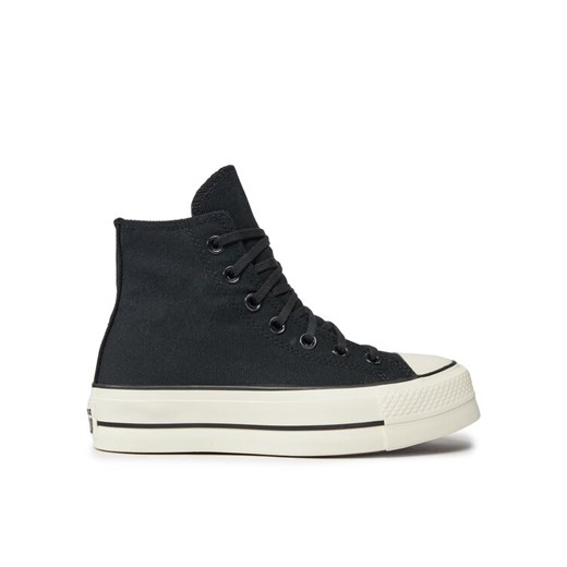 Trampki Converse Chuck Taylor All Star Lift Hill A05142C Czarny ze sklepu eobuwie.pl w kategorii Trampki damskie - zdjęcie 183916883