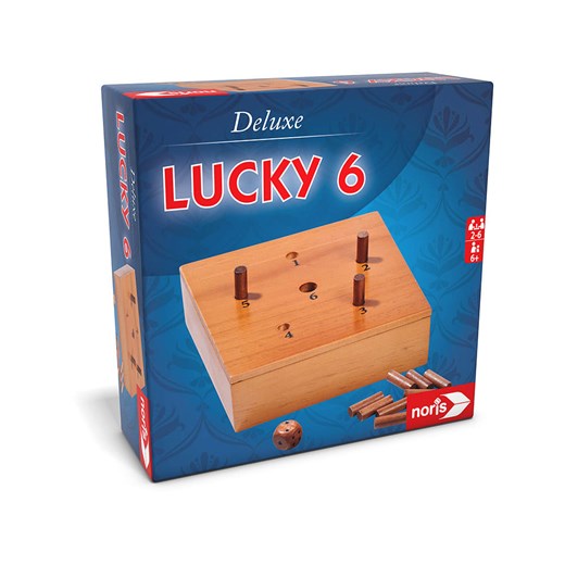 Noris Gra z kostką &quot;Deluxe Lucky 6&quot; - 6+ ze sklepu Limango Polska w kategorii Zabawki - zdjęcie 183917892