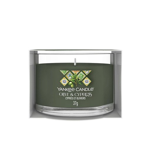 Yankee Candle Świeca zapachowa &quot;Olive &amp; Cypress&quot; - 37 g ze sklepu Limango Polska w kategorii Świece i dyfuzory - zdjęcie 183918312