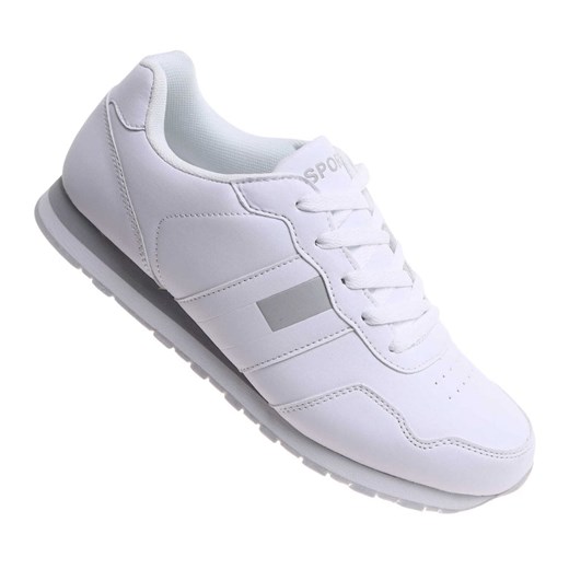 Buty sportowe męskie sznurowane białe /B4-2 17819 T485/ ze sklepu Pantofelek24.pl w kategorii Buty sportowe męskie - zdjęcie 183919582