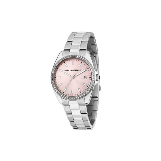 KARL LAGERFELD Zegarek R0553101512 Srebrny ze sklepu MODIVO w kategorii Zegarki - zdjęcie 183921760