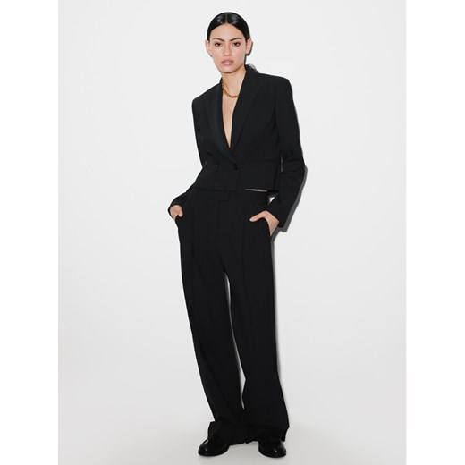 JOOP! Marynarka 58 JW241J158 30040036 Czarny Shaped Fit ze sklepu MODIVO w kategorii Marynarki damskie - zdjęcie 183921800