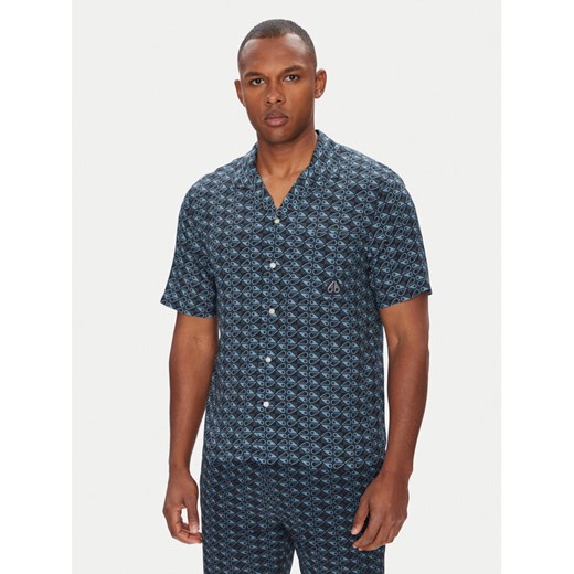 Moose Knuckles Koszula The Bay M15MT709H Granatowy Regular Fit ze sklepu MODIVO w kategorii Koszule męskie - zdjęcie 183921801