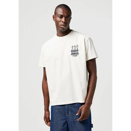 WRANGLER MĘSKA KOSZULKA WRANGLER CJ GRAPHIC TEE VINTAGE WHITE 112362910 ze sklepu YouNeedit.pl w kategorii T-shirty męskie - zdjęcie 183923021