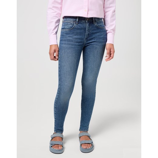 DAMSKIE SPODNIE WRANGLER HIGH SKINNY LOVERS 112351323 ze sklepu YouNeedit.pl w kategorii Jeansy damskie - zdjęcie 183923063
