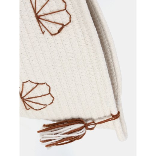 Beżowa nerka Sinsay z poliestru 