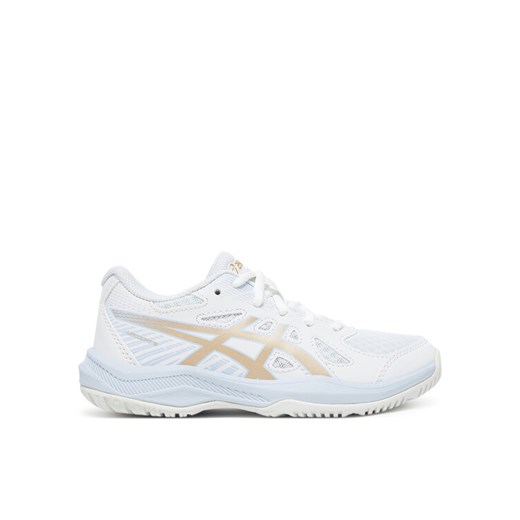 Buty halowe Asics Upcourt 6 Gs 1074A045 Biały ze sklepu eobuwie.pl w kategorii Buty sportowe dziecięce - zdjęcie 183924362