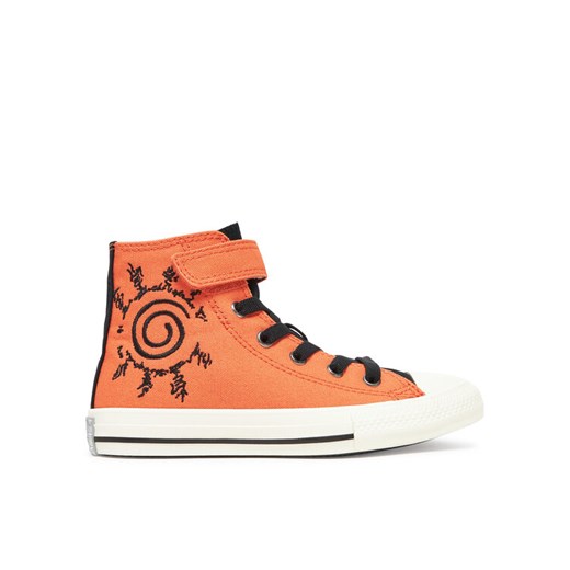 Trampki Converse Ctas 1V Hi X Naruto A14840C Pomarańczowy ze sklepu eobuwie.pl w kategorii Trampki dziecięce - zdjęcie 183924374