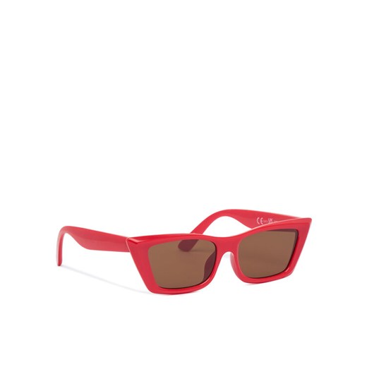 Okulary przeciwsłoneczne Pieces Pctrine Sunglass Box 175942 Czerwony ze sklepu eobuwie.pl w kategorii Okulary przeciwsłoneczne damskie - zdjęcie 183924413