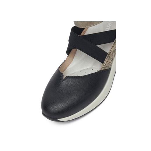 Półbuty Remonte D2411-03 Czarny Remonte 38 eobuwie.pl