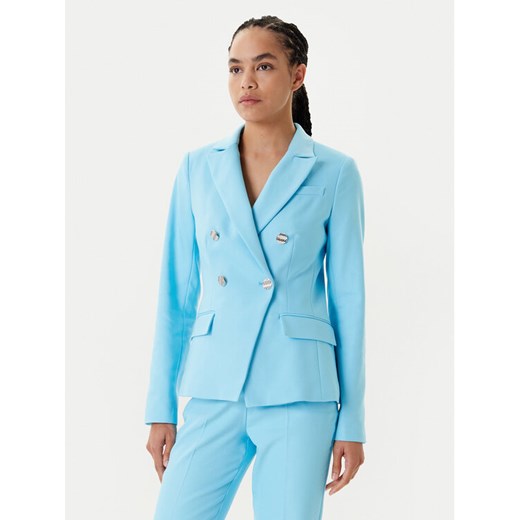 Morgan Marynarka 251-VPKY.F Turkusowy Slim Fit ze sklepu MODIVO w kategorii Marynarki damskie - zdjęcie 183924812