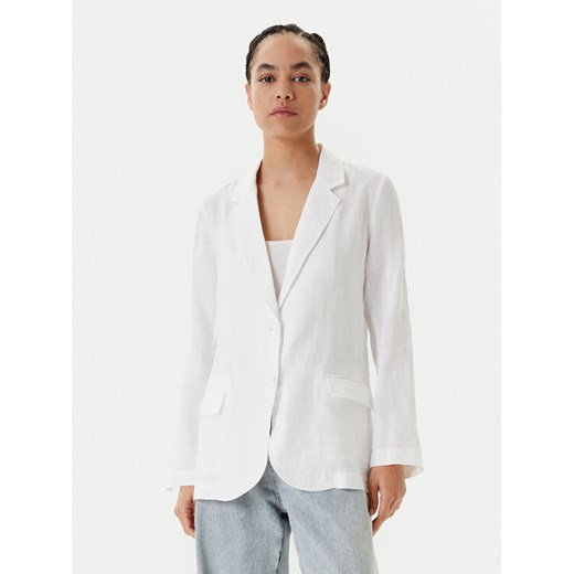 United Colors Of Benetton Marynarka 2AGHDW00R Biały Regular Fit ze sklepu MODIVO w kategorii Marynarki damskie - zdjęcie 183924901