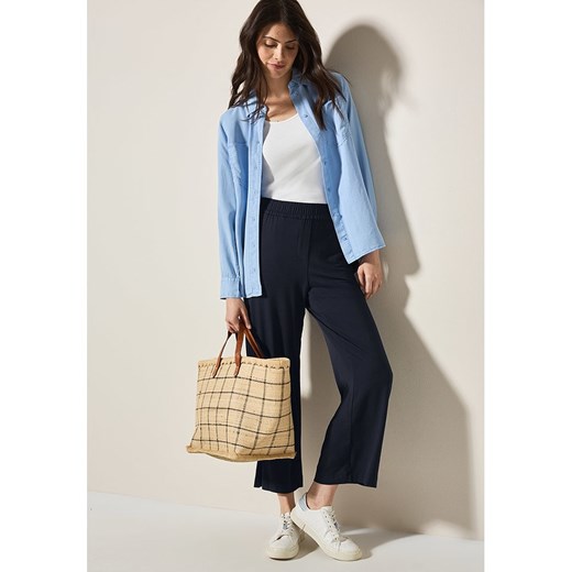 Cecil Spodnie w kolorze granatowym Cecil XXL/L26 Limango Polska wyprzedaż