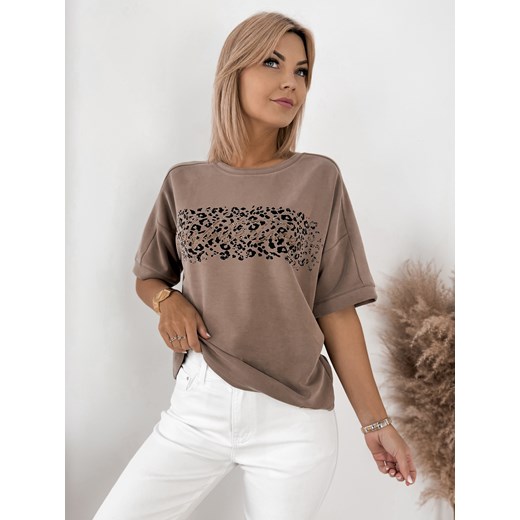 bluzka wintertime brązowa one size ze sklepu UBRA w kategorii Bluzki damskie - zdjęcie 183926892