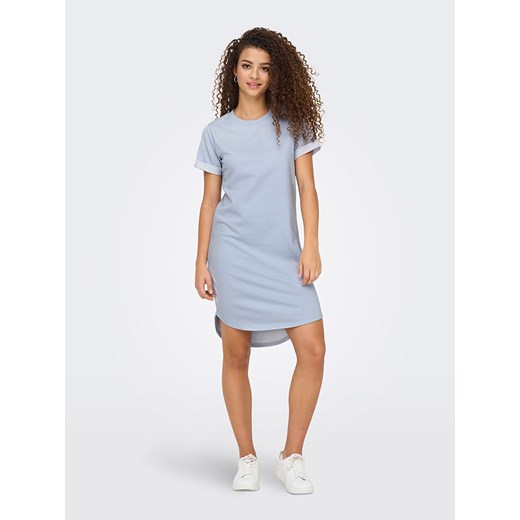 Sukienka Jdy casual z okrągłym dekoltem z krótkim rękawem 
