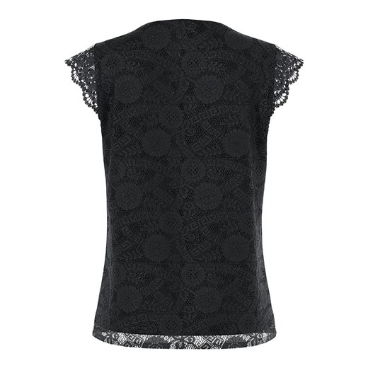 Bluzka damska Pieces bez rękawów w serek 