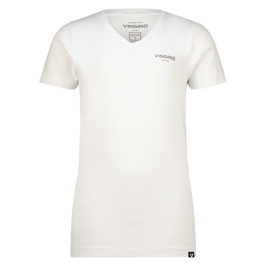 Vingino Koszulka w kolorze białym ze sklepu Limango Polska w kategorii T-shirty chłopięce - zdjęcie 183927493