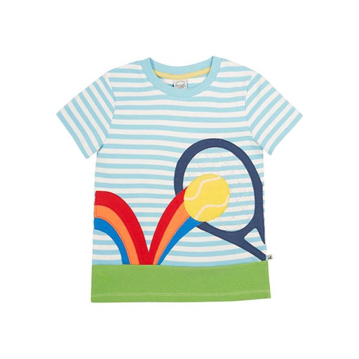 Frugi Koszulka &quot;Penryn Panel&quot; w kolorze błękitno-zielono-żółtym ze sklepu Limango Polska w kategorii T-shirty chłopięce - zdjęcie 183927623