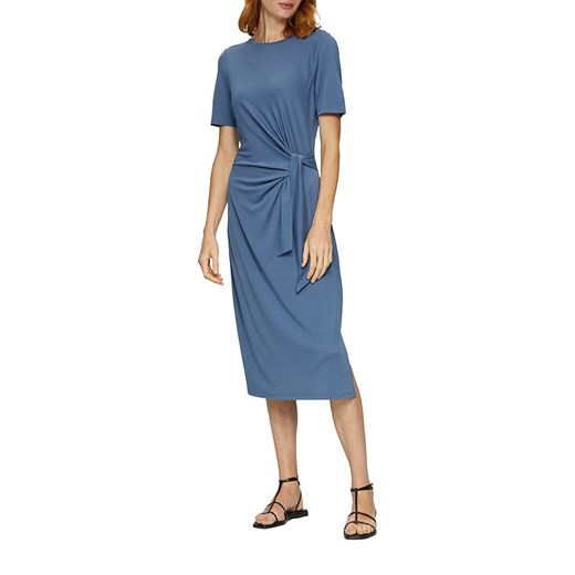 Sukienka S.Oliver midi z okrągłym dekoltem 