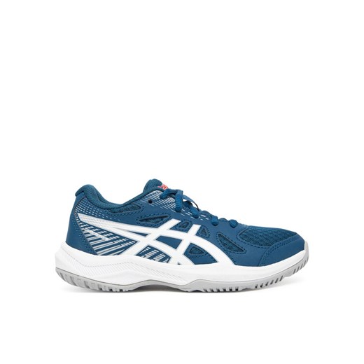 Buty halowe Asics Upcourt 6 Gs 1074A045 Niebieski ze sklepu eobuwie.pl w kategorii Buty sportowe dziecięce - zdjęcie 183927861
