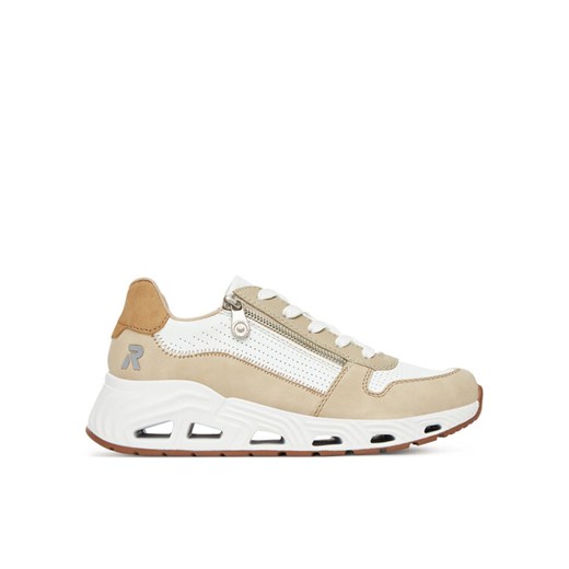 Sneakersy Rieker N5204-80 Biały ze sklepu eobuwie.pl w kategorii Buty sportowe damskie - zdjęcie 183927911