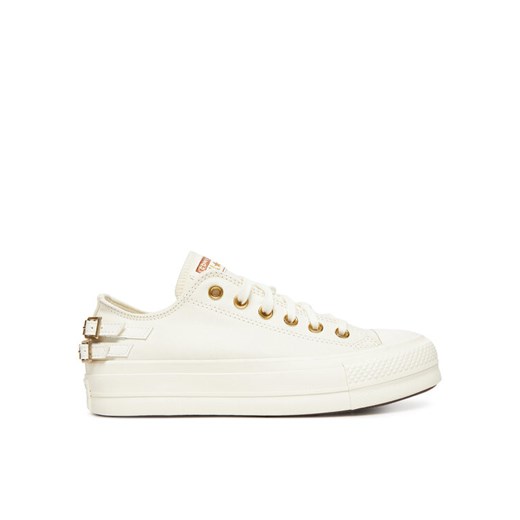 Trampki Converse Chuck Taylor All Star Lift Platform Buckle A11866C Biały ze sklepu eobuwie.pl w kategorii Trampki damskie - zdjęcie 183927921