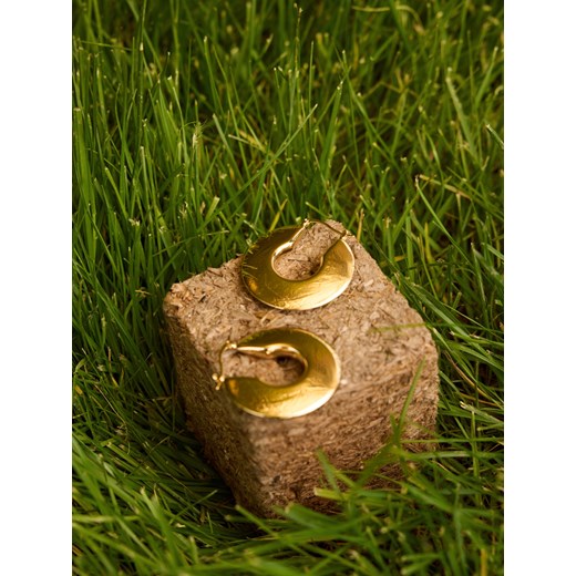 Reserved - Owalne kolczyki - złoty Reserved ONE SIZE Reserved