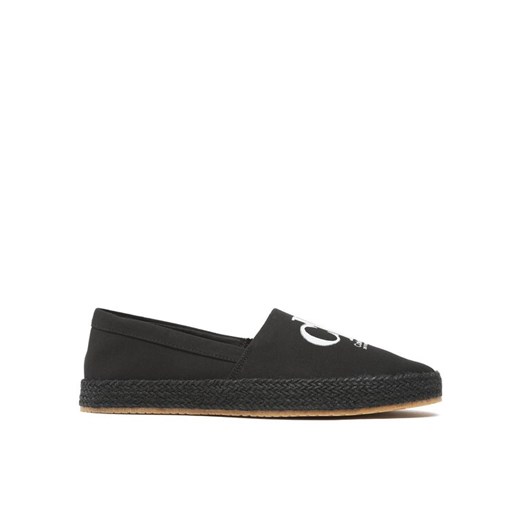 Espadryle Calvin Klein Jeans Espadrille Ess Monogram YM0YM00654 Czarny 44 eobuwie.pl