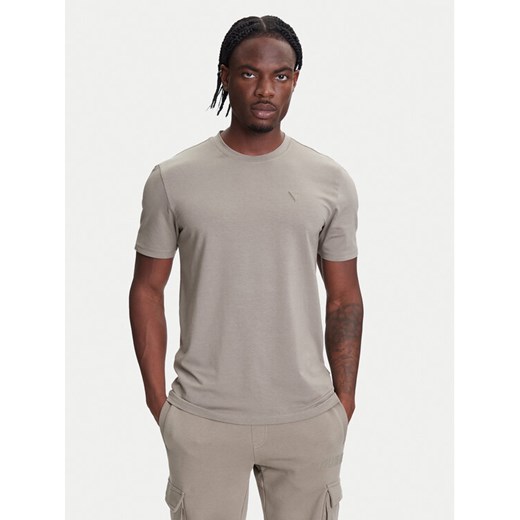 Guess T-Shirt Z2YI12 JR06K Zielony Regular Fit ze sklepu MODIVO w kategorii T-shirty męskie - zdjęcie 183932130