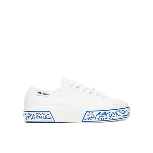Superga Tenisówki S3146EW 3740 Biały ze sklepu MODIVO w kategorii Trampki damskie - zdjęcie 183934752