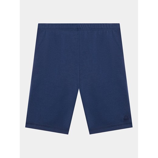 United Colors Of Benetton Szorty rowerowe 3MT1C901D Granatowy Slim Fit ze sklepu MODIVO w kategorii Spodenki dziewczęce - zdjęcie 183934812