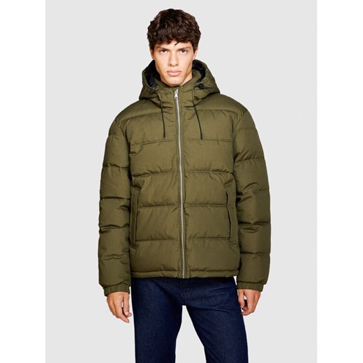 Sisley Kurtka zimowa 23VFSN02J Zielony Regular Fit ze sklepu MODIVO w kategorii Kurtki męskie - zdjęcie 183934822