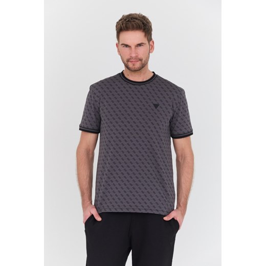 GUESS Czarny t-shirt Marshall, Rozmiar XXL ze sklepu outfit.pl w kategorii T-shirty męskie - zdjęcie 183936171