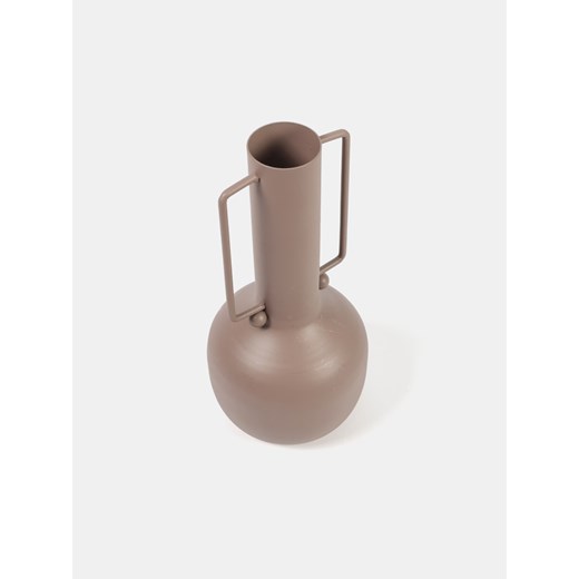 Sinsay - Metalowy wazon z dwoma uchwytami - beżowy Sinsay One Size Sinsay