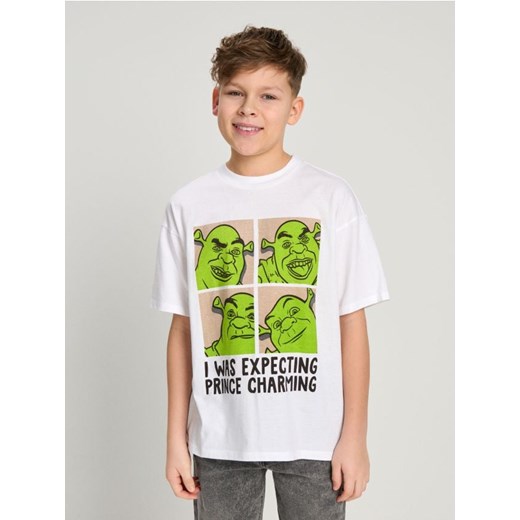 Sinsay - Koszulka Shrek - biały ze sklepu Sinsay w kategorii T-shirty chłopięce - zdjęcie 183937184