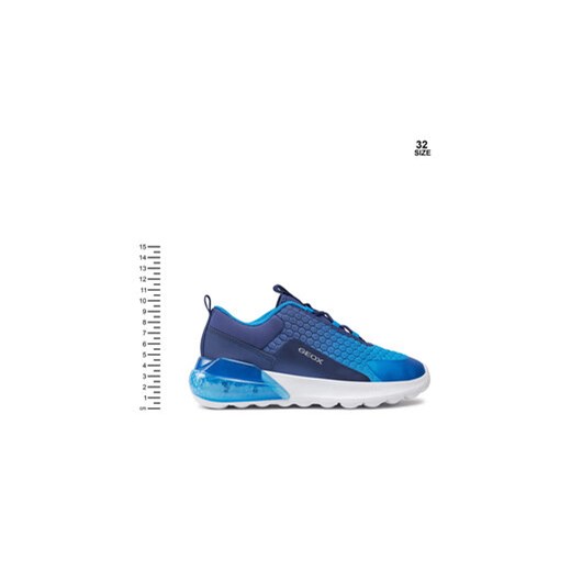 Sneakersy Geox J Activart Illuminus J46LYA 0EE9J C4231 D Granatowy Geox 34 eobuwie.pl