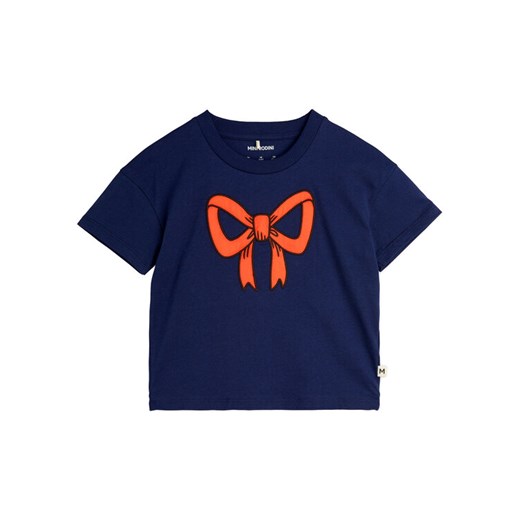 MINI RODINI T-Shirt Bow 2512012860 Granatowy Regular Fit ze sklepu MODIVO w kategorii T-shirty chłopięce - zdjęcie 183937872