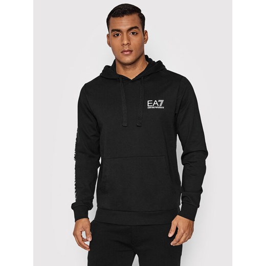 EA7 Emporio Armani Bluza 7M000569 AF13512 MC001 Czarny Regular Fit ze sklepu MODIVO w kategorii Bluzy męskie - zdjęcie 183937894