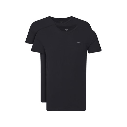 Gant Komplet 2 t-shirtów 900012018 Czarny Regular Fit ze sklepu MODIVO w kategorii T-shirty męskie - zdjęcie 183937904