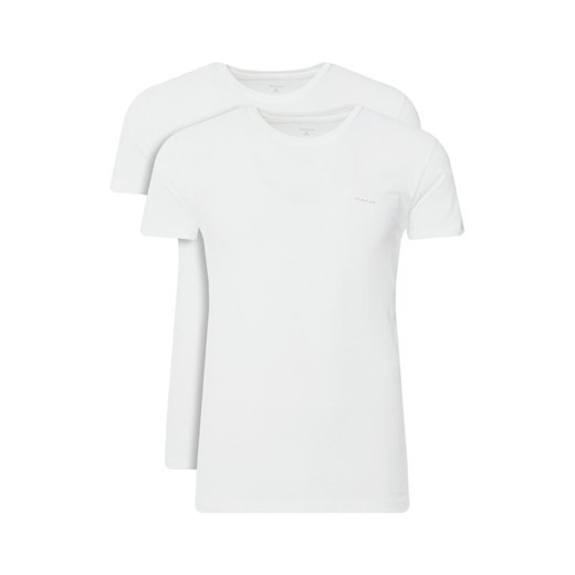 Gant Komplet 2 t-shirtów 900012008 Biały Regular Fit ze sklepu MODIVO w kategorii T-shirty męskie - zdjęcie 183937931