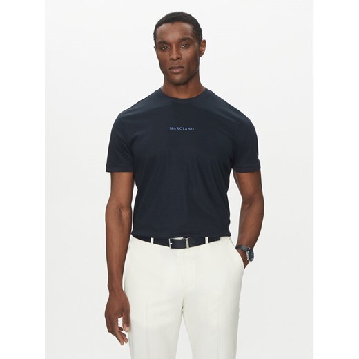 Marciano Guess T-Shirt 5GHI08 6323A Granatowy Regular Fit ze sklepu MODIVO w kategorii T-shirty męskie - zdjęcie 183937942