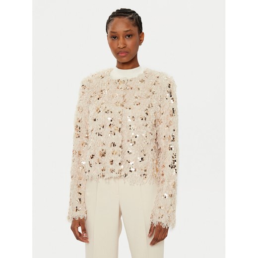 OUI Marynarka 88857 Beżowy Regular Fit ze sklepu MODIVO w kategorii Marynarki damskie - zdjęcie 183937961