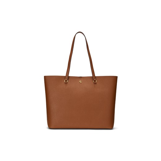 Lauren Ralph Lauren Torebka 431911655002 Brązowy ze sklepu MODIVO w kategorii Torby Shopper bag - zdjęcie 183937974