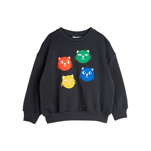 MINI RODINI Bluza Cool Cats 2512011999 Czarny Regular Fit ze sklepu MODIVO w kategorii Bluzy chłopięce - zdjęcie 183937992