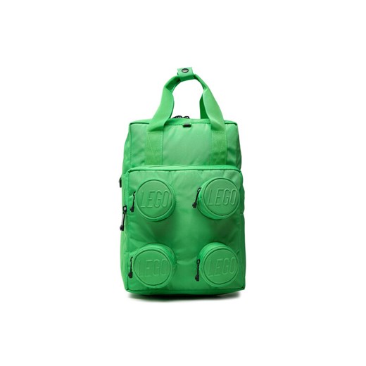LEGO Plecak Brick 2X2 Backpack 20205-0037 Zielony ze sklepu MODIVO w kategorii Plecaki dla dzieci - zdjęcie 183938020