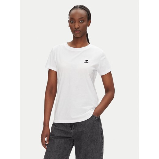 BOSS T-Shirt C_Esogo_3 50545288 Biały Regular Fit ze sklepu MODIVO w kategorii Bluzki damskie - zdjęcie 183938041