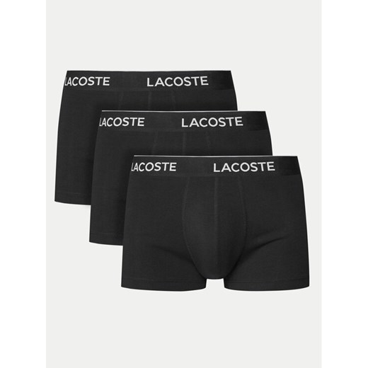 Lacoste Komplet 3 par bokserek 5H1300 Czarny ze sklepu MODIVO w kategorii Majtki męskie - zdjęcie 183938051
