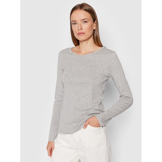 United Colors Of Benetton Bluzka 3GA2E16F9 Szary Regular Fit ze sklepu MODIVO w kategorii Bluzki damskie - zdjęcie 183938061